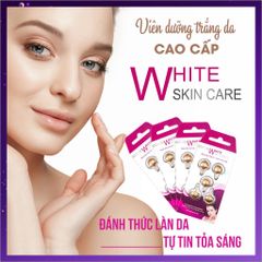 Serum Trắng Da White Skin Care VAK - Tinh Chất Dưỡng Ẩm, Chống Lão Hoá, Mờ Nám - Hộp 30 Viên