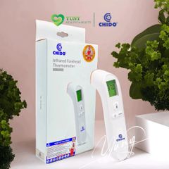 Nhiệt Kế Điện Tử Hồng Ngoại CHIDO Nhật Bản - Máy Đo Nhiệt Độ Thông Minh 3 Tính Năng Cho Trẻ Em, Kết Quả Nhanh Chính Xác