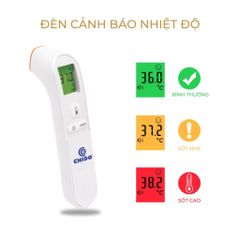 Nhiệt Kế Điện Tử Hồng Ngoại CHIDO Nhật Bản - Máy Đo Nhiệt Độ Thông Minh 3 Tính Năng Cho Trẻ Em, Kết Quả Nhanh Chính Xác
