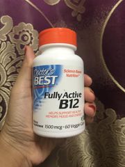 [DATE 12/2026] VEGAN - Viên Uống Bổ Sung Vitamin B12 1500 Mcg, 60 viên hãng Doctor's Best