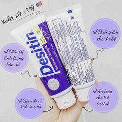 Kem hăm tã Desitin màu Tím 113g cho bé - Giảm thiểu hăm tã, dịu nhẹ cho làn da nhạy cảm, cách sử dụng dễ dàng, cho trẻ sơ sinh.