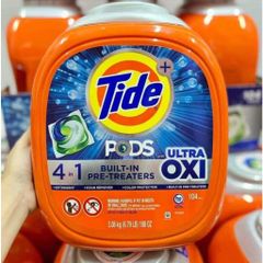 Viên Giặt Tide Pods Ultra Oxi 104 Viên (3.08kg) – Hàng Mỹ