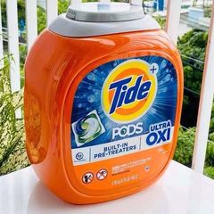 Viên Giặt Tide Pods Ultra Oxi 104 Viên (3.08kg) – Hàng Mỹ