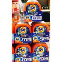 Viên Giặt Tide Pods Ultra Oxi 104 Viên (3.08kg) – Hàng Mỹ