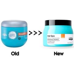 Kem Hấp Tóc L'Oreal Hair Spa Xanh Ngọc 500ml - Phục Hồi, Dưỡng Mượt Và Tăng Cường Bóng Khỏe Cho Tóc Hư Tổn
