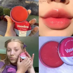 Son Dưỡng Môi Dạng Sáp Vaseline Lip Therapy Hộp Thiếc 20g - Đem lại Môi Mềm Mịn và Hồng Hào, Giải Pháp Chăm Sóc Môi Hoàn Hảo