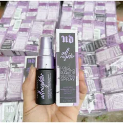 Xịt Khóa Nền Urban Decay All Nighter 15ml - Giữ Lớp Trang Điểm Lâu Trôi, Kiềm Dầu, Phù Hợp Cho Mọi Dịp