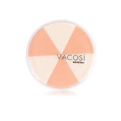 Bông Phấn Ướt Vacosi BP14 Tam Giác Mini - Hộp 6 Miếng, Trang Điểm Nhanh Chóng, Thích Hợp Cho Mọi Loại Da