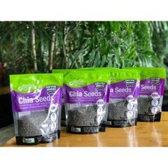 Hạt Chia Organic Gói 1kg - Hạt Dinh Dưỡng Lành Mạnh Cung Cấp Omega-3 và Chất Xơ Cho Chế Độ Ăn Kiêng Tối Ưu
