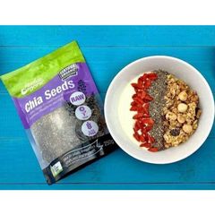 Hạt Chia Organic Gói 1kg - Hạt Dinh Dưỡng Lành Mạnh Cung Cấp Omega-3 và Chất Xơ Cho Chế Độ Ăn Kiêng Tối Ưu