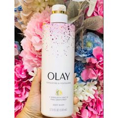 Sữa tắm Olay B3 Body Wash 24H - Sạch sâu, Cung cấp độ ẩm cho da, Chiết xuất tự nhiên, Sản xuất tại USA