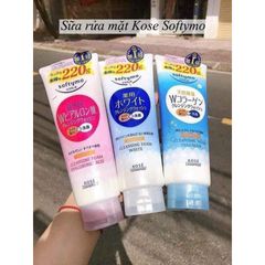 Sữa rửa mặt Kose Softymo White 220g