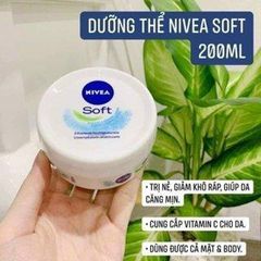 Kem Dưỡng Ẩm Chuyên Sâu Nivea Soft 200ml