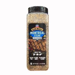 Gia vị ướp thịt bò Grill Mates Montrel Steak - Hương vị Mỹ cho món steak hoàn hảo - Gia vị BBQ tự nhiên, dễ sử dụng