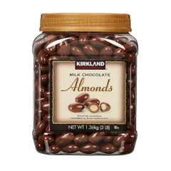 Socola Sữa Hạnh Nhân Kirkland Signature 1.36kg - Socola Sữa Ngọt Ngào, Hạt Hạnh Nhân Giòn Rụm, Quà Tặng Tuyệt Vời