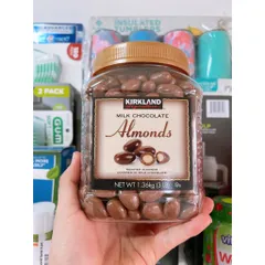 Socola Sữa Hạnh Nhân Kirkland Signature 1.36kg - Socola Sữa Ngọt Ngào, Hạt Hạnh Nhân Giòn Rụm, Quà Tặng Tuyệt Vời
