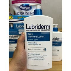 Set 3 Chai Sữa Dưỡng Thể Lubriderm Daily Moisture Lotion - Mỹ