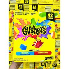 Kẹo dẻo trái cây Gushers Mỹ 952g, kẹo trái cây Fruit Candy thơm ngon