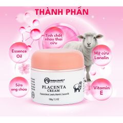 Kem nhau thai cừu Cam chống nhăn - Vitamin E, Essence Oil 100g