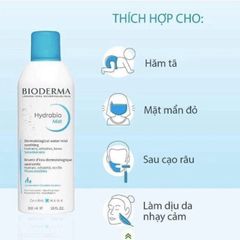 Xịt khoáng Bioderma Hydrabio Brume - Cấp Ẩm, Làm Dịu Cho Da 300ml