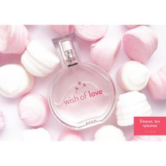 Nước hoa nữ Avon Wish of Love (Hồng) 50ml - Hương thơm ngọt ngào, quyến rũ, thiết kế sang trọng, quà tặng hoàn hảo cho phái đẹp
