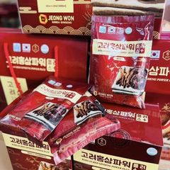 Nước uống hồng sâm linh Plus linh chi HQ (20 gói * 80ml)