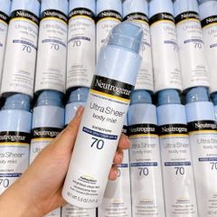 Xịt Chống Nắng Toàn Thân Neutrogena Ultra Sheer SPF 70 - Hỗ Trợ Bảo Vệ Da UV, Chất Lượng Cao, Phù Hợp Cho Mùa Hè 141G