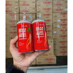 Nước Hồng Sâm Jeong Sim Hàn Quốc - Thùng 30 Lon 175ml - Giải Pháp Bổ Dưỡng Nhanh Chóng, Tăng Cường Sức Khỏe và Năng Lượng
