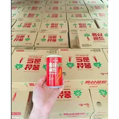 Nước Hồng Sâm Jeong Sim Hàn Quốc - Thùng 30 Lon 175ml - Giải Pháp Bổ Dưỡng Nhanh Chóng, Tăng Cường Sức Khỏe và Năng Lượng