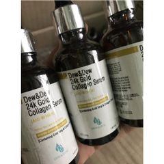 Tinh Chất Dew&Dew 30ml và  24K Gold Collagen Serum 50ml