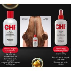 Bộ Dầu Gội - Xả CHI INFRA 177ml - Phục Hồi Tóc Hư Tổn, Cung Cấp Độ Ẩm Cần Thiết, Cho Tóc Bóng Mượt, Dễ Dàng Sử Dụng