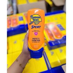 Kem Chống Nắng Banana Boat 295ml SPF 50+ - Bảo Vệ Da Khỏi Tia UV, Thích Hợp Cho Thể Thao Ngoài Trời, Không Nhờn Dính