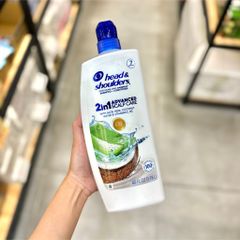 Dầu Gội Xả Head & Shoulders Advanced 1.18L - Phục hồi tóc hư tổn với Dừa, Nha đam, Vitamin E & B3 - Nuôi dưỡng tóc khỏe mạnh và bóng mượt