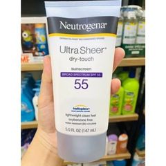 Kem Chống Nắng Neutrogena Ultra Sheer Dry-Touch SPF30-100 - Bảo vệ da tối ưu khỏi tia UV, chống nước, phù hợp với mọi loại da
