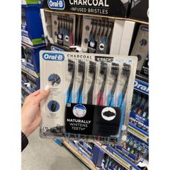 Set Bàn chải đánh răng Oral-B Charcoal than hoạt tính - 6 chiếc 231351