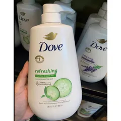 Sữa tắm Dove dưỡng ẩm da hương dưa leo 905ml - Mỹ