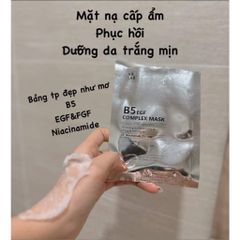 Set 10 Mặt Nạ B5 Kr.Lab Cấp Ẩm Phục Hồi Dưỡng Trắng - Mặt Nạ Dưỡng Da Tươi Sáng Hàn Quốc, Chăm Sóc Da Hiệu Quả