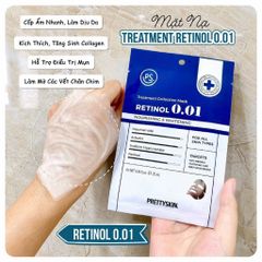 Hộp 10 miếng mặt nạ cấp ẩm da Retinol 0.01 Pretty skin - 25ml
