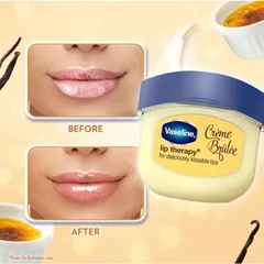 Sáp Dưỡng Môi Vaseline Creme Brulee Hương Vani Ngọt Ngào 7Gr