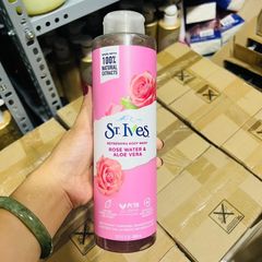 Sữa Tắm St.Ives 650ml Dưỡng Ẩm Thiên Nhiên - Chăm Sóc Da Mềm Mại, Hương Thơm Tươi Mát, Phù Hợp Mọi Loại Da