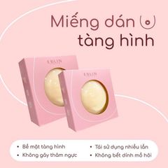 Hộp 2 cặp  Miếng Dán Ngực Nhiệt EBLIN - Miếng Dán Silicon Tăng Độ Full A Cup, Định Hình Vòng 1 Tự Nhiên, Trung Quốc