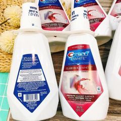 Nước Súc Miệng Crest White Brilliance Whitening 1L - Hơi Thở Thơm Mát, Làm Trắng Răng Tự Nhiên, Giải Pháp Chăm Sóc Răng Miệng Tốt Nhất