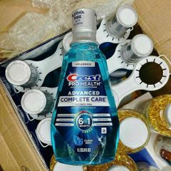 Nước Súc Miệng Crest White Brilliance Whitening 1L - Hơi Thở Thơm Mát, Làm Trắng Răng Tự Nhiên, Giải Pháp Chăm Sóc Răng Miệng Tốt Nhất