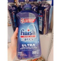 Nước dùng Finish cho máy rửa chén - 946ml, làm sạch, khô và bóng, sản phẩm vệ sinh chén bát và bếp hiệu quả