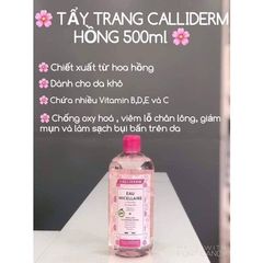 Nước Tẩy Trang Calliderm 3in1 Hoa Hồng Micellaire - 500ml