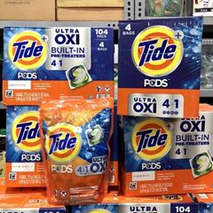viên giặt Tide ultra oxi 4 in 1 - Mỹ 100% mẫu mới 773g