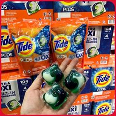 viên giặt Tide ultra oxi 4 in 1 - Mỹ 100% mẫu mới 773g