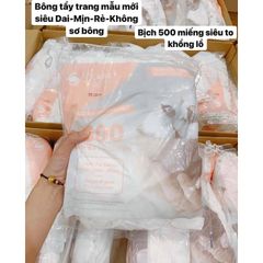 BÔNG TẨY TRANG S+ CARE TETRA LE SOIN LARETAT PUR PHÁP - 500 MIẾNG