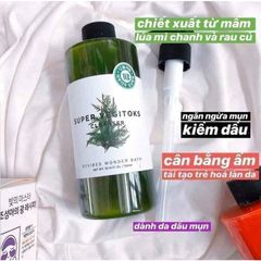 Sữa Rửa Mặt Thải Độc Rau Củ Super Vegitoks Cleanser 300ml - Làm Sạch Sâu, Thải Độc Da Từ Thiên Nhiên, Phù Hợp Với Mọi Loại Da