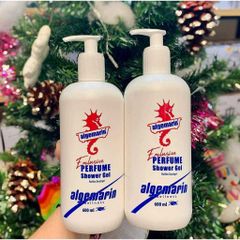 Sữa Tắm Cá Ngựa Algemarina Perfume 300ml & 600ml - Nuôi Dưỡng Da Mềm Mại, Hương Thơm Thư Giãn, Dành Cho Mọi Loại Da